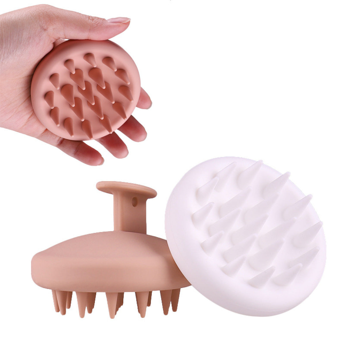 Silicone Scalp Massaging Shampoo Brush