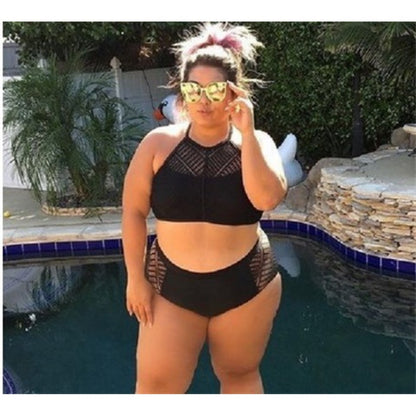 Large split bikini