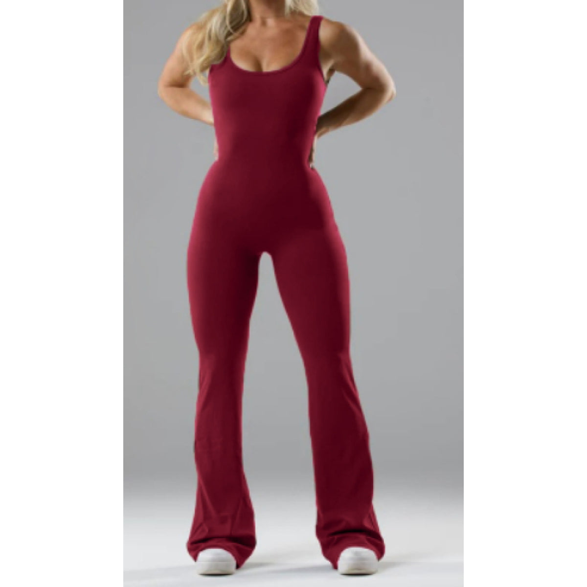 Slim Fit Hip Raise Jumpsuit