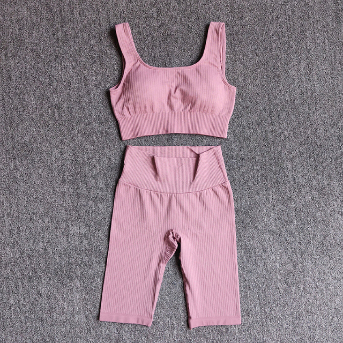 Seamless Sports Bra & Shorts Set