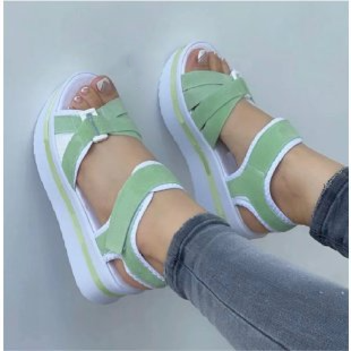 Bandage Design Platform Sandals