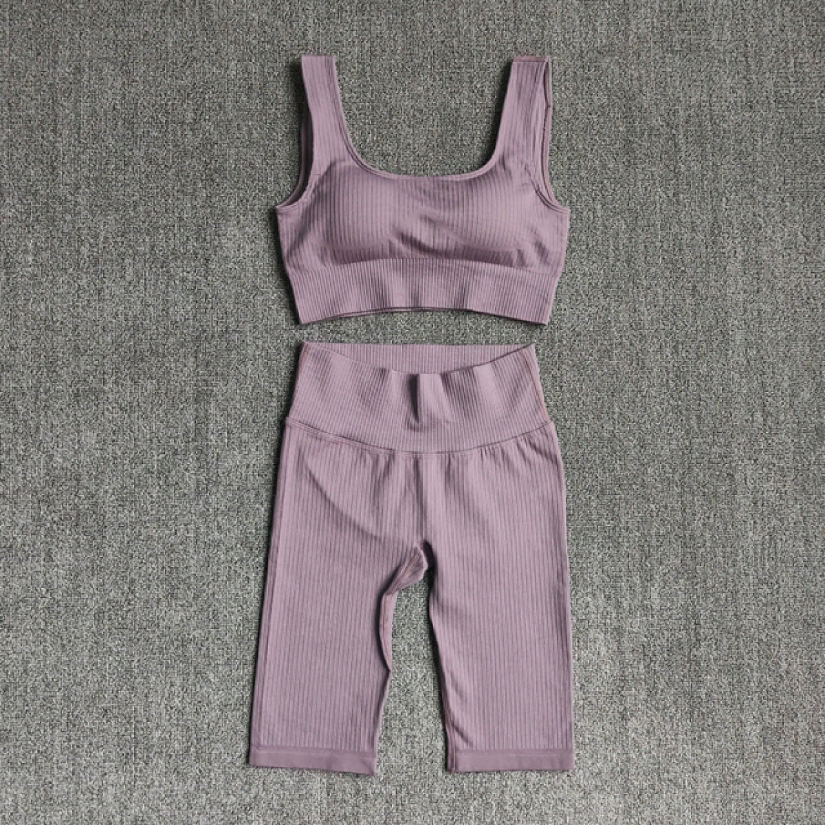 Seamless Sports Bra & Shorts Set