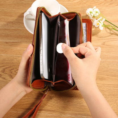 Long Leather Wallet For Women