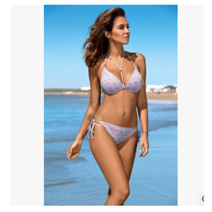 Leopard Print Push-Up Bikini Set