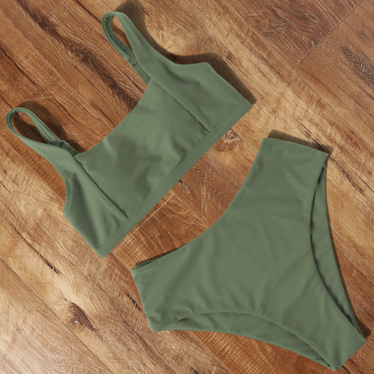 High Waist Bikini Leopard Push Up Swimsuit