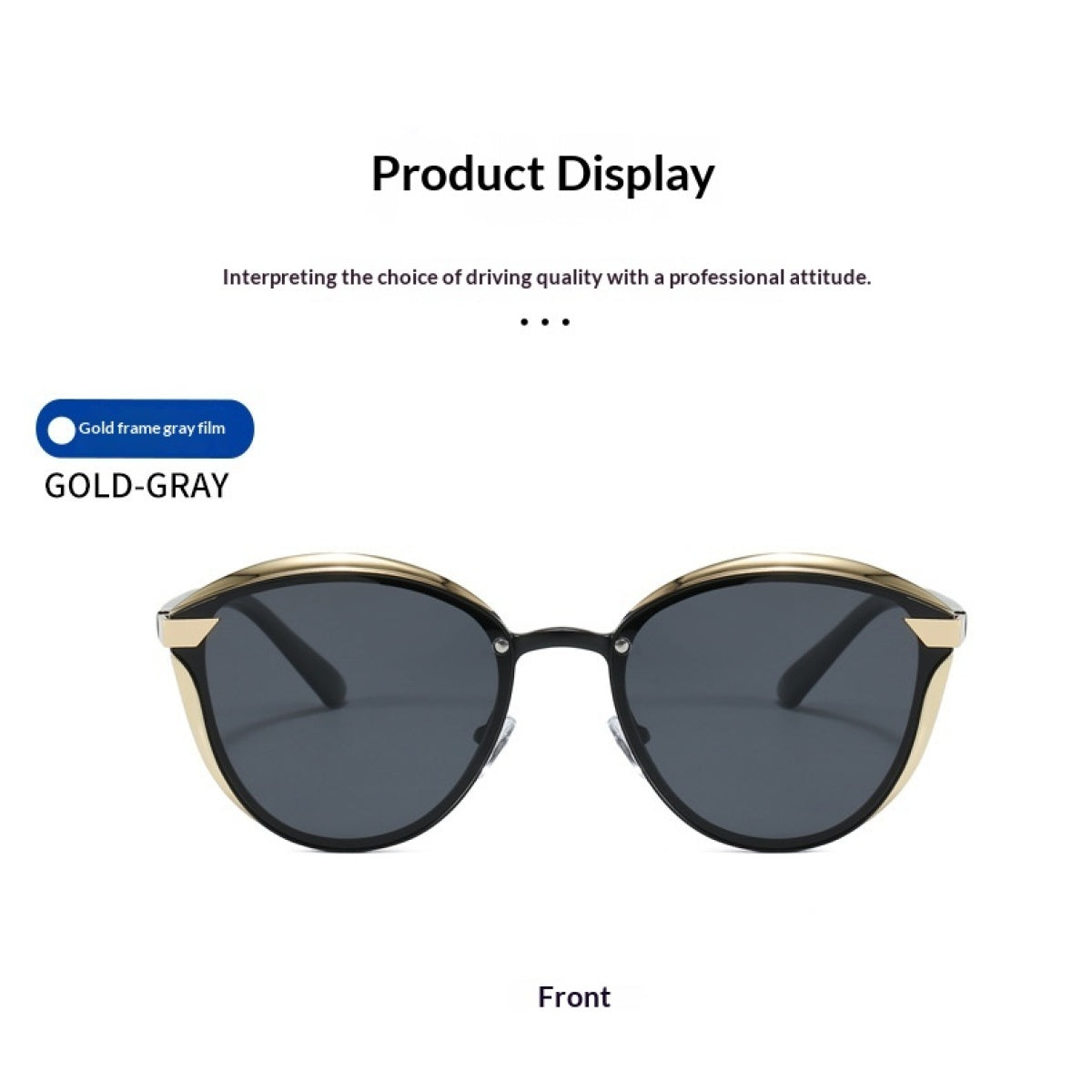 Polarized Cat-Eye Sunglasses