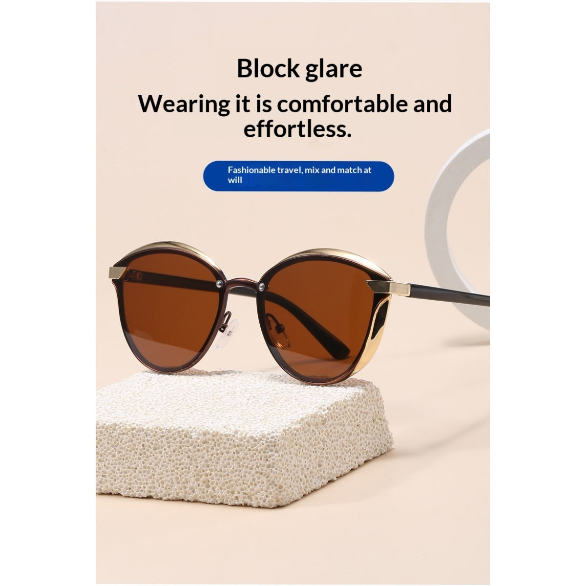 Polarized Cat-Eye Sunglasses