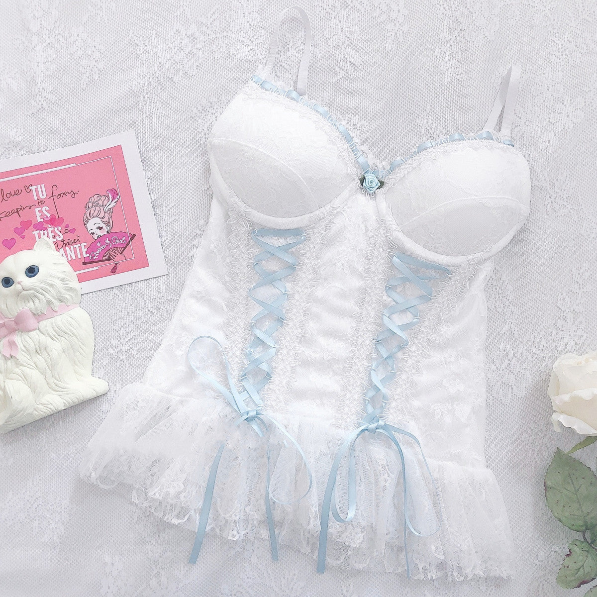 French Lace Corset Top