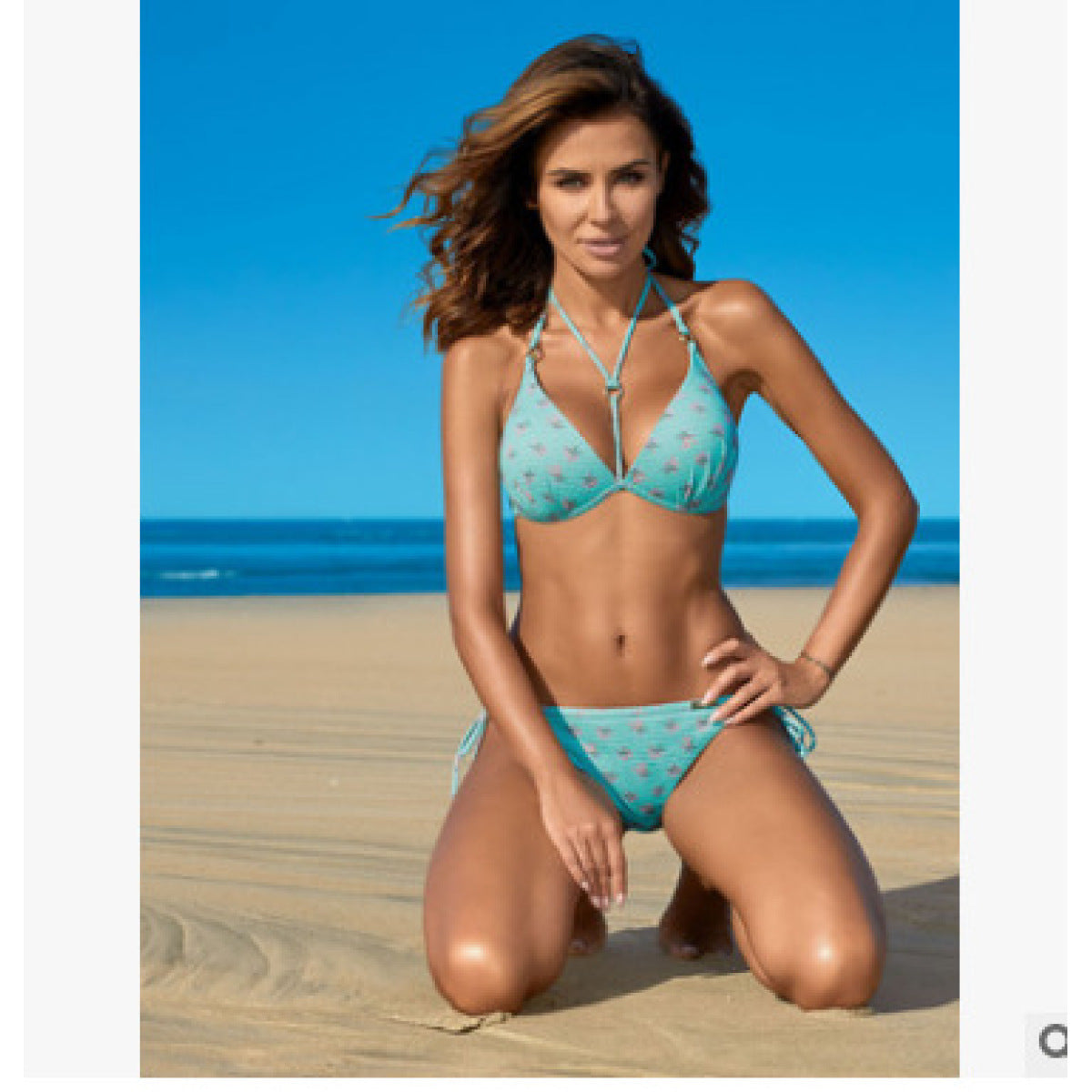 Leopard Print Push-Up Bikini Set