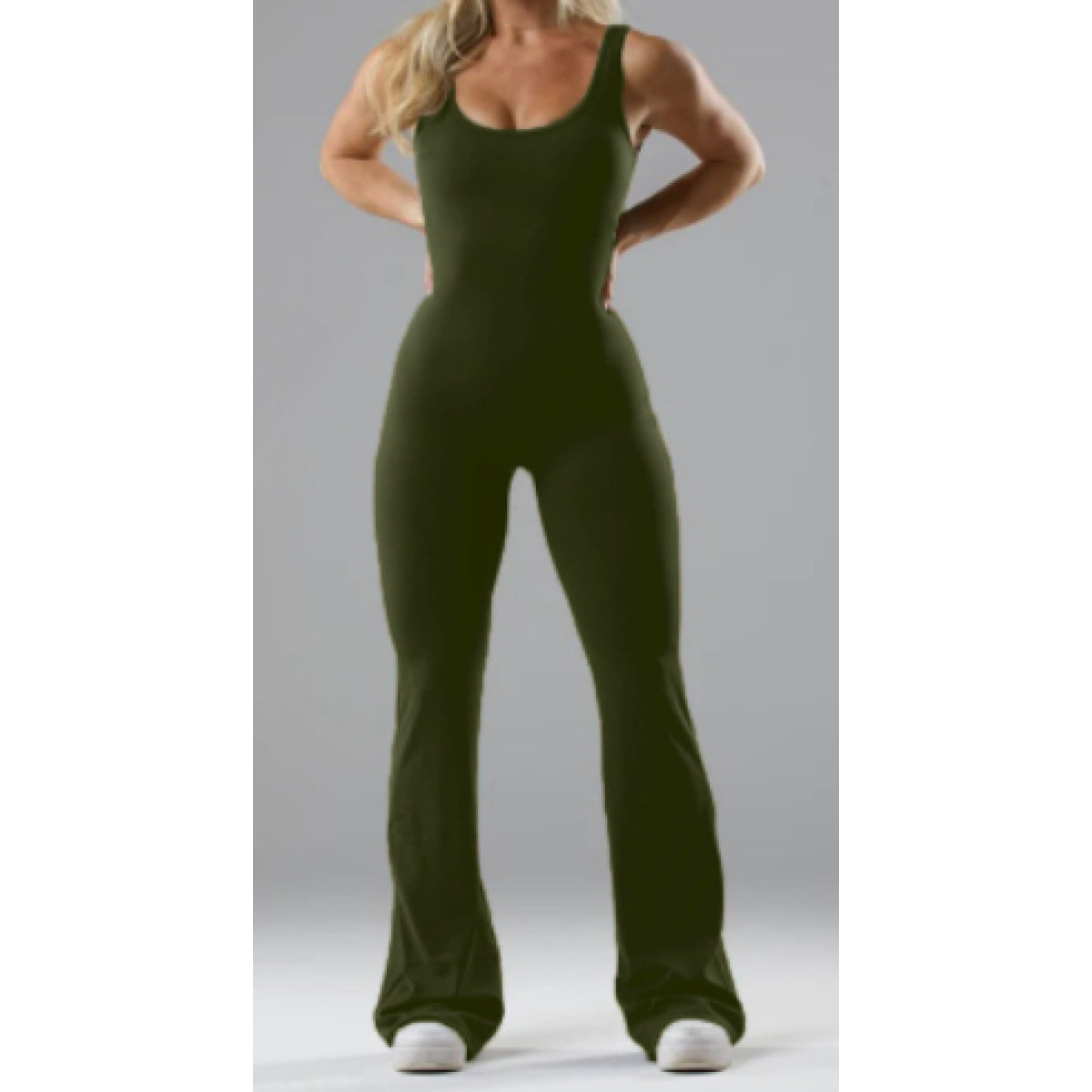 Slim Fit Hip Raise Jumpsuit