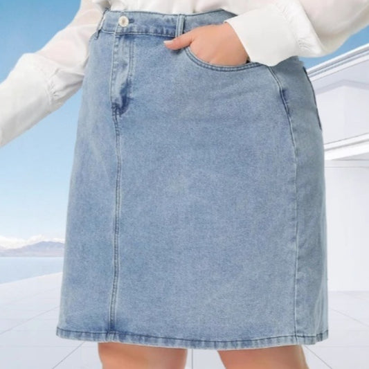 High-Waisted Plaid Mini Skirt